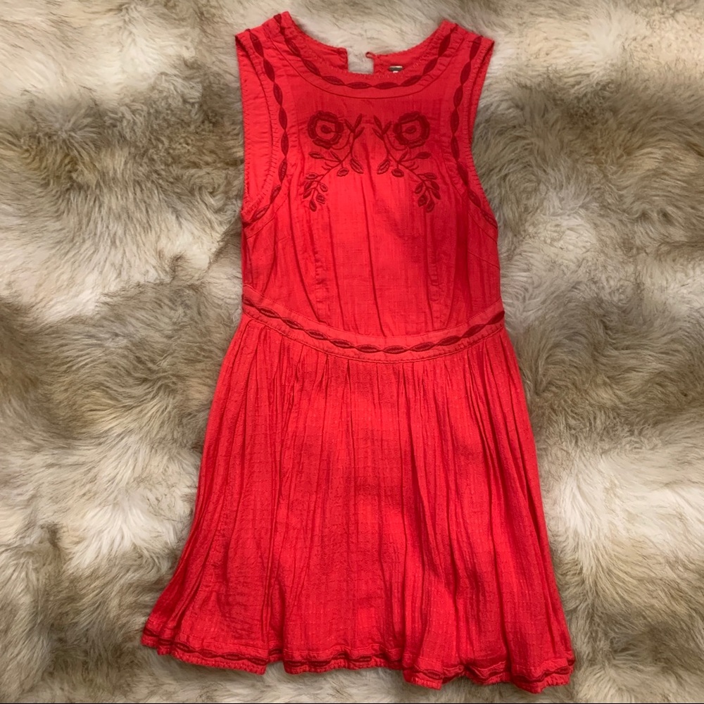 Free People Coral Dress